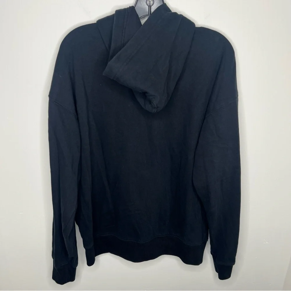 AEROPOSTALE Mens Black Full Zip Sweater Hoodie Size Small